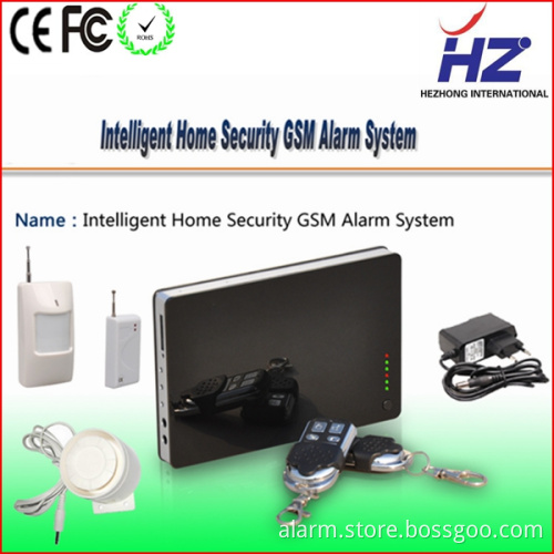 12 wireless and 2 wired zones personal alarm system for home